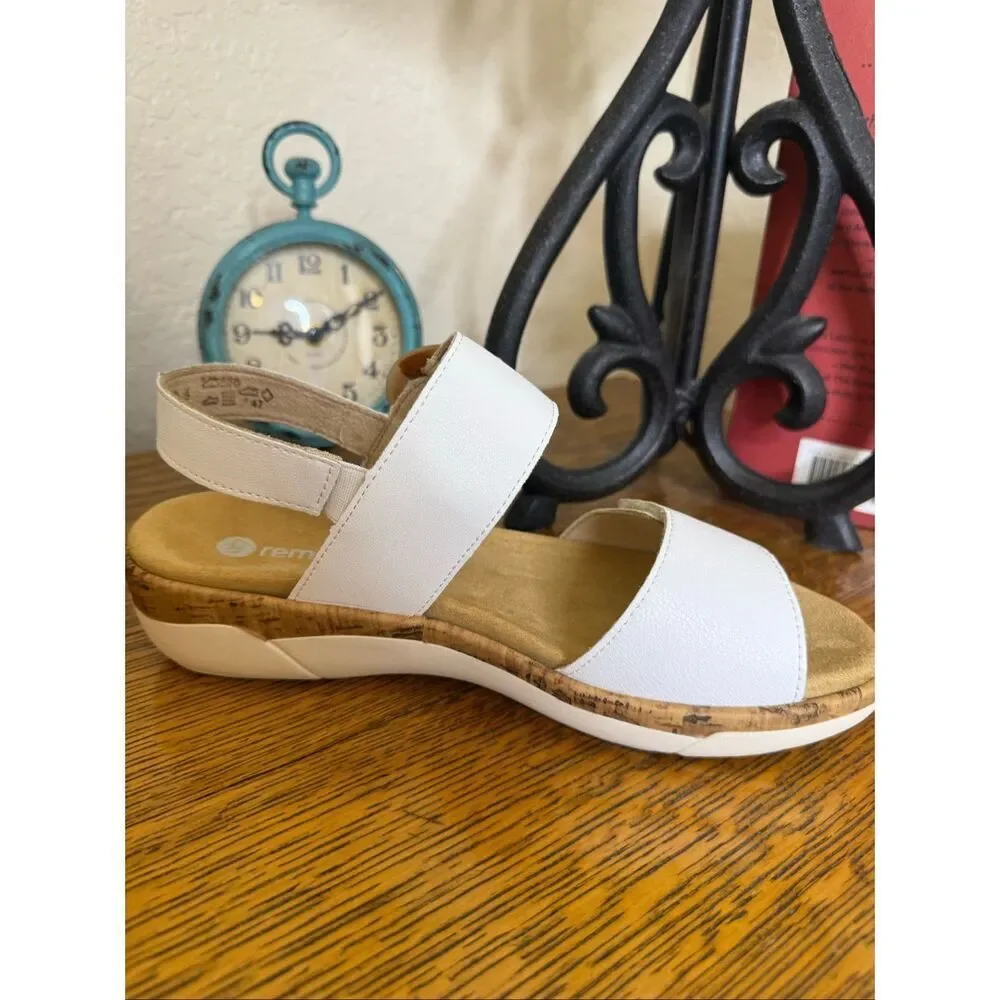 Remonte Jocelyn 53 Sandal in Weiss Summer, Casual, Comfort, Boho-Chic, Beach